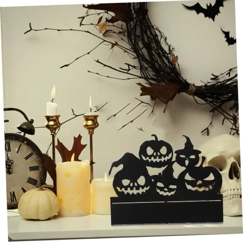 New OFFSCH Halloween Pumpkin Candle Holder Candle Holders Vintage Decor Ornament